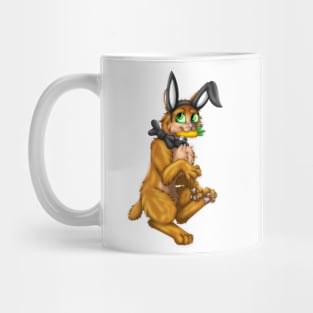 Bobtail BunnyCat: Gigner (Black) Mug